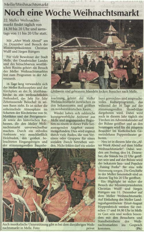 2007.12.09 Osnabruecker Sonntagszeitung